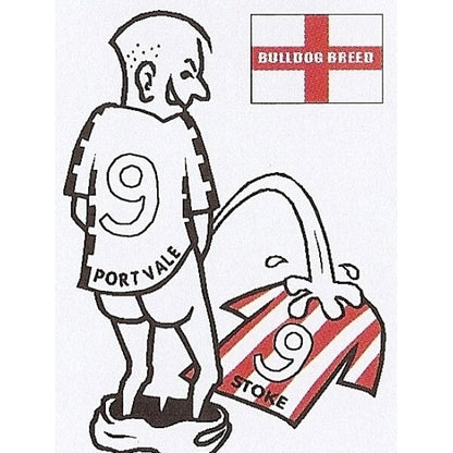 Football car sticker: wee~pee on your rival team shirt~Assorted teams available - The Scarborough Joke Shop