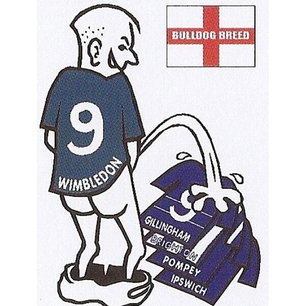 Football car sticker: wee~pee on your rival team shirt~Assorted teams available - The Scarborough Joke Shop