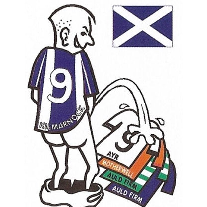 Football car sticker: wee~pee on your rival team shirt~Assorted teams available - The Scarborough Joke Shop