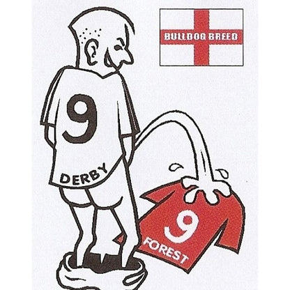 Football car sticker: wee~pee on your rival team shirt~Assorted teams available - The Scarborough Joke Shop