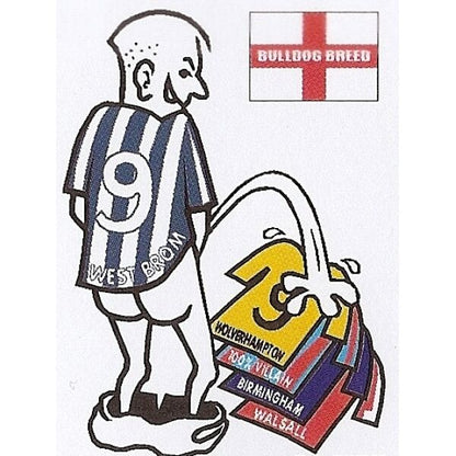 Football car sticker: wee~pee on your rival team shirt~Assorted teams available - The Scarborough Joke Shop