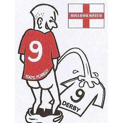 Football car sticker: wee~pee on your rival team shirt~Assorted teams available - The Scarborough Joke Shop
