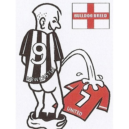 Football car sticker: wee~pee on your rival team shirt~Assorted teams available - The Scarborough Joke Shop