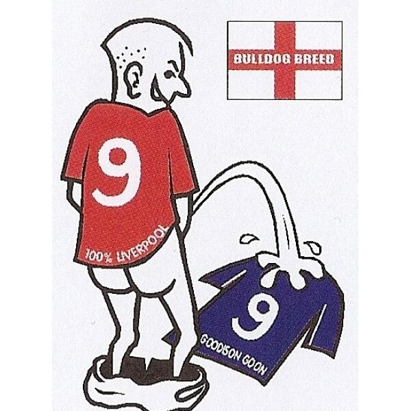 Football car sticker: wee~pee on your rival team shirt~Assorted teams available - The Scarborough Joke Shop