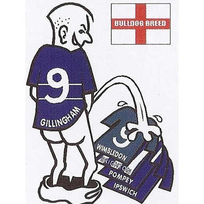 Football car sticker: wee~pee on your rival team shirt~Assorted teams available - The Scarborough Joke Shop