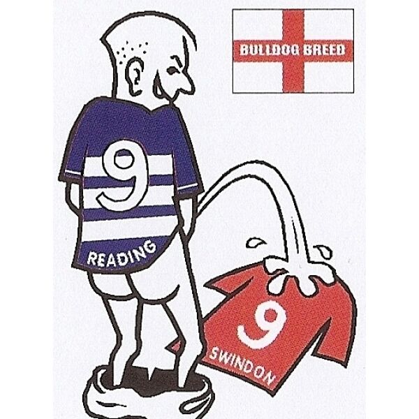 Football car sticker: wee~pee on your rival team shirt~Assorted teams available - The Scarborough Joke Shop