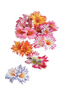 Flower Hair clip - Hawaiian - Hippie - The Scarborough Joke Shop