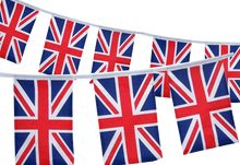 Union Jack Flag Bunting - 7m String of British UK Flags - The Scarborough Joke Shop