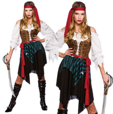 Caribbean Pirate Lady Costume - The Scarborough Joke Shop
