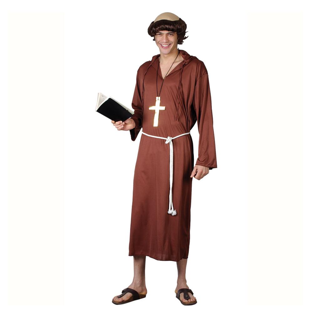 Monk of the Abbey Costume - Friar Franciscan Robe