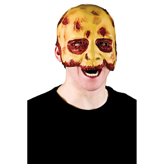 Máscara de media cara zombie