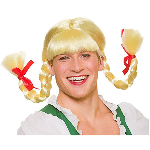 Funny Bavarian Beer Girl Wig