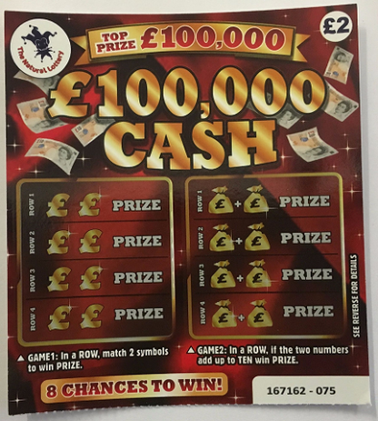 Joke Lottery Ticket Scratch Cards - The Scarborough Joke Shop
