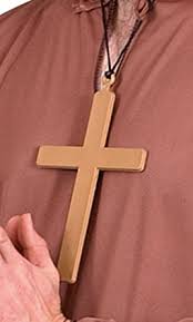 Monk's Cross - Gold PVC - The Scarborough Joke Shop