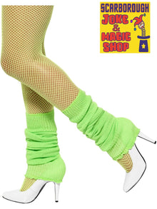 Neon Leg Warmers - Green - The Scarborough Joke Shop