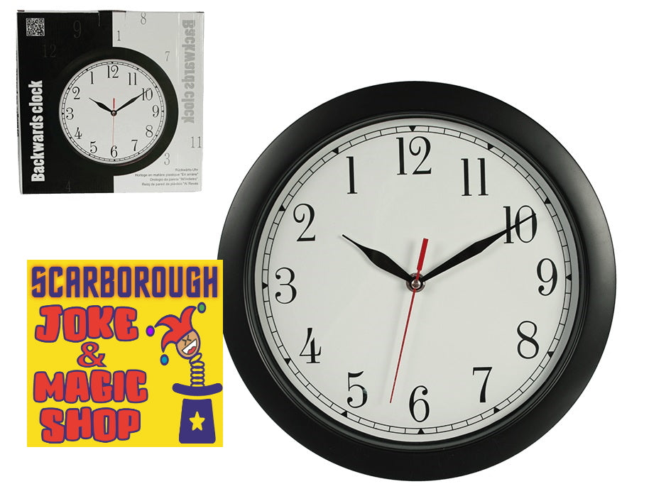 Backwards Clock - Wall Clock