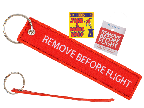 Remove Before Flight Keyring