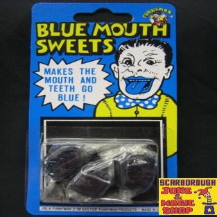 Dulces de boca azul