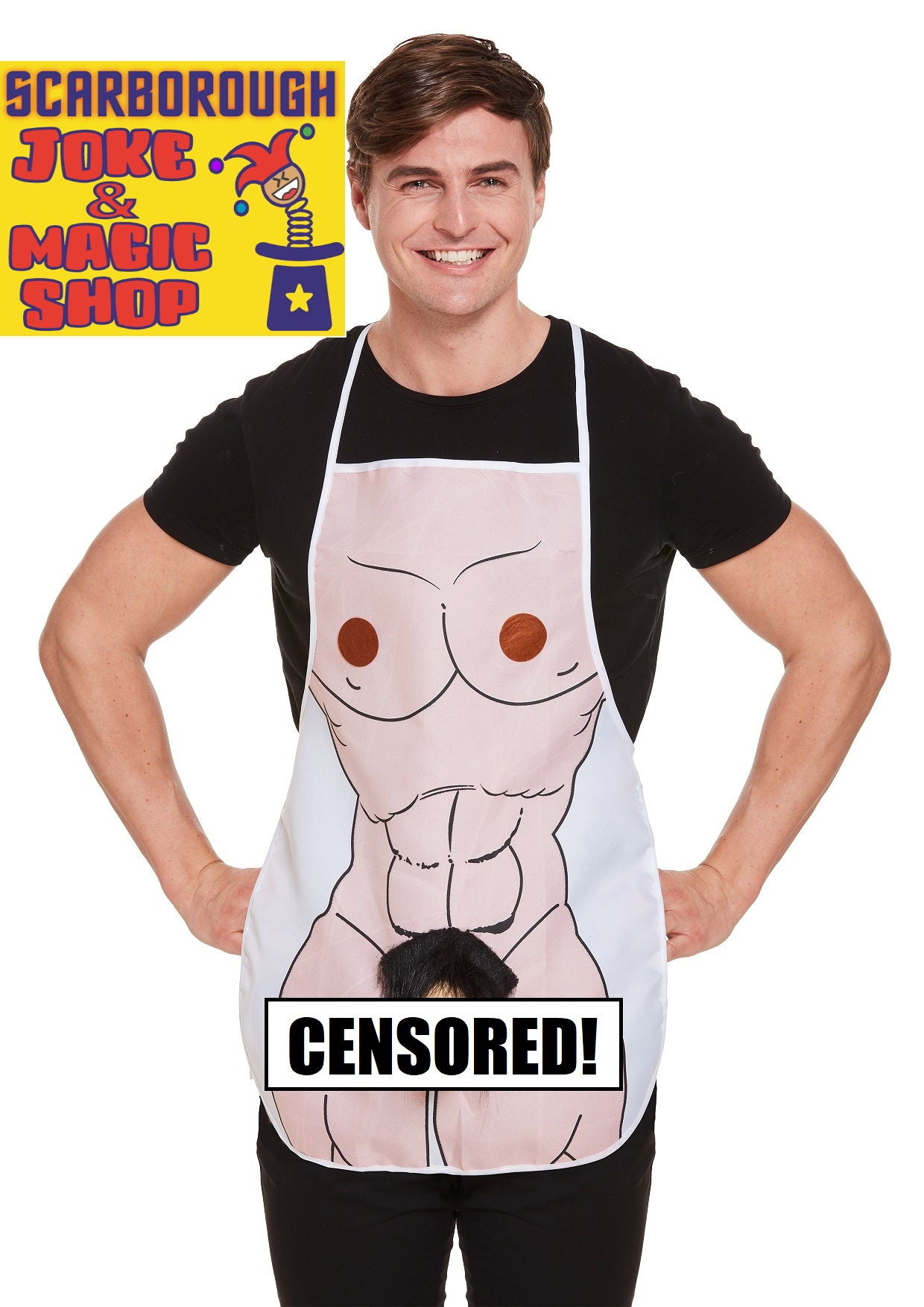 Nude Man Willy Apron