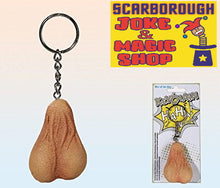 Testicle Keyring! Novelty Scrotum! Pair of Balls - The Scarborough Joke Shop