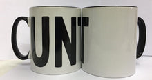 Rude C UNT Mug CUNT BLACK - The Scarborough Joke Shop
