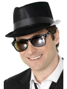 Trilby Hat - Flock Plastic
