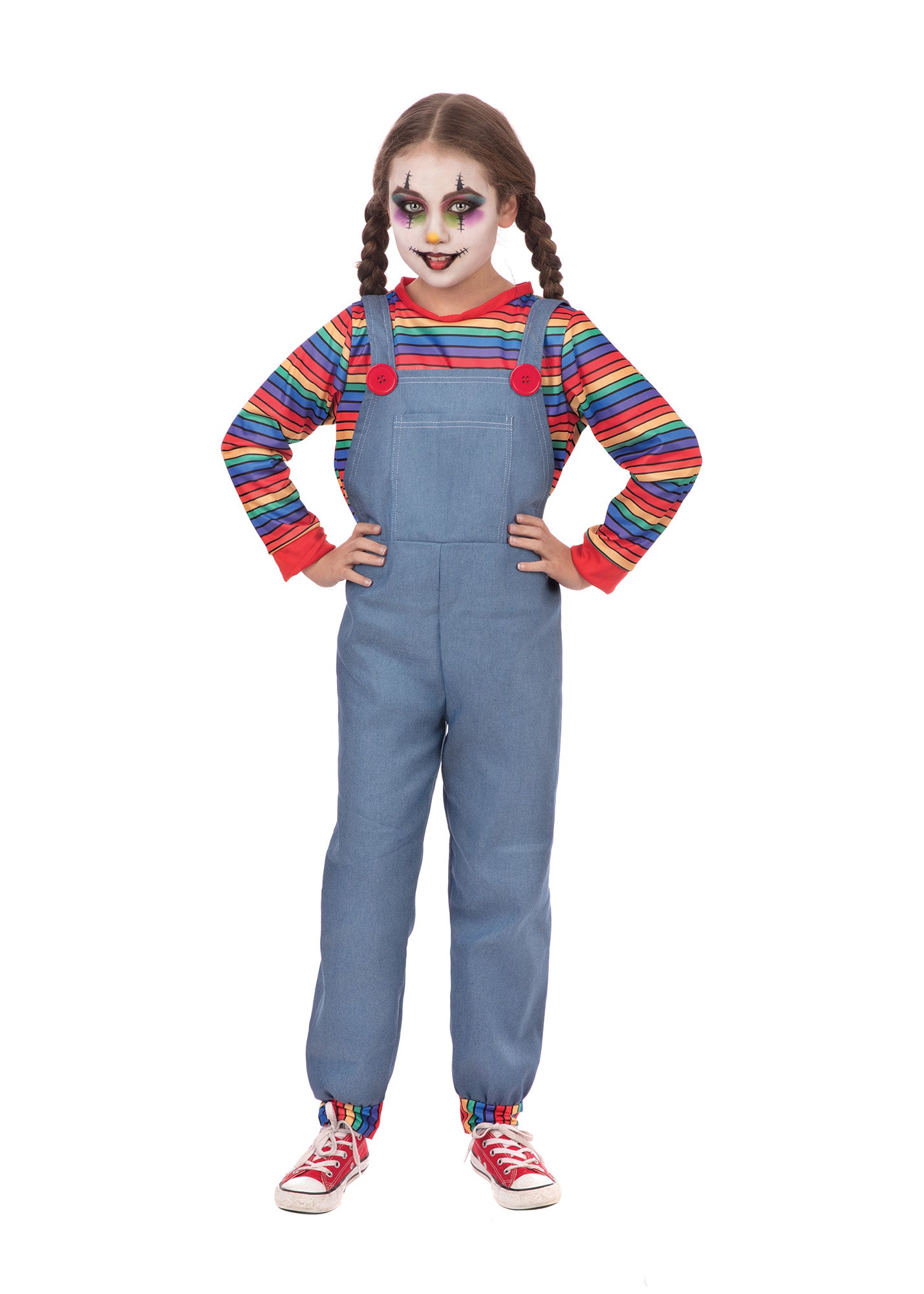 Denim Demon Doll - Enfant (Unisexe) ~ Costume de style Chucky