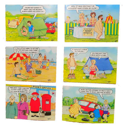 Postal descarada - Estilo retro