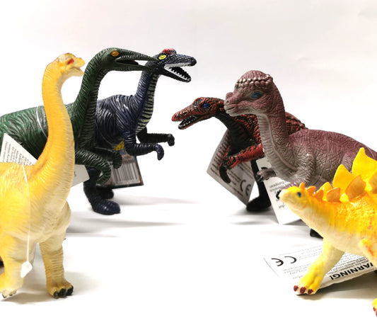 5.5" Dinosaur - Plastic Monster Toy - Assorted Designs