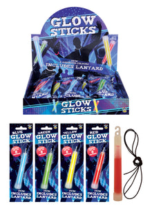 Neon Glow stick with Lanyard - The Scarborough Joke Shop