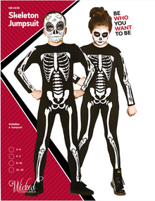 Skeleton Jumpsuit Costume - The Scarborough Joke Shop