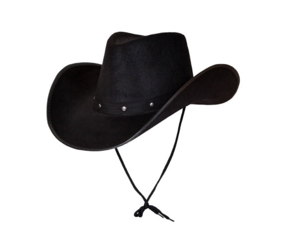 Texan Cowboy Hat - Black