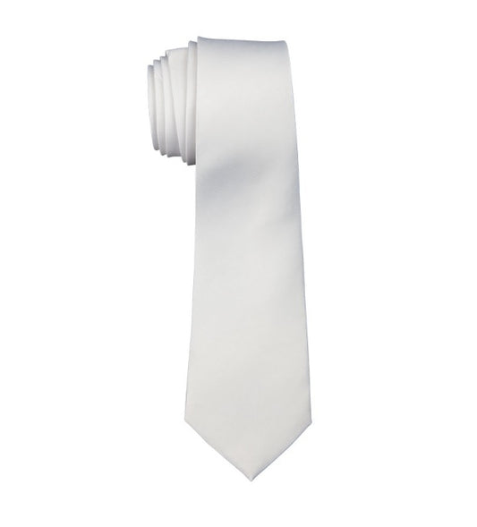 Corbata de cuello de gángster - Blanco