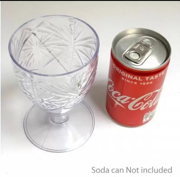 Verre aéroporté – Modèle de canette de Coca-Cola