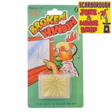 Broken Window Crack - The Scarborough Joke Shop