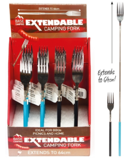 Extendable Camping Fork - Extends Up To 64cm!
