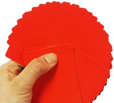 Fanning/Manipulation Cards - Several Plain Colours Available