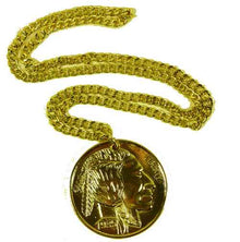 Gold Coin Medallion