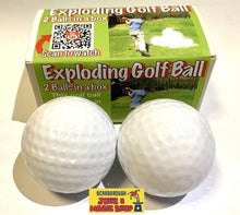 Exploding Golf Ball (2 Pack) - The Scarborough Joke Shop
