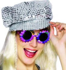 Flower Power Shades-Hippy Sunglasses - The Scarborough Joke Shop