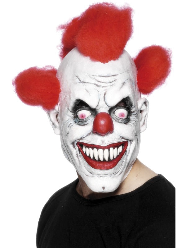 Clown Horror Mask with Hair - IT Pennywise Style