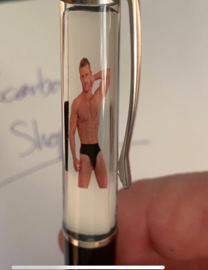 Tip & Strip Pen Nude striping Man Male Model