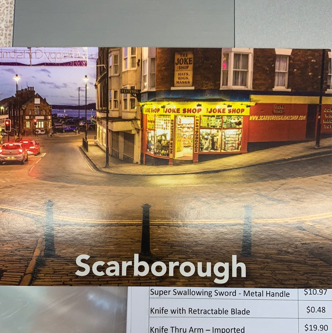 Scarborough joke shop postcard