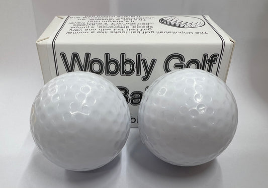Wobbly Un-puttable Golf Ball (2 Pack)