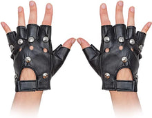 Black Biker Gloves - The Scarborough Joke Shop
