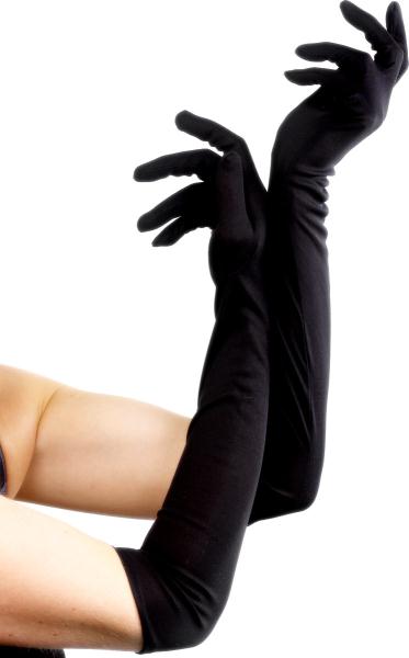 Long Gloves - Black