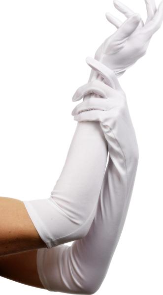 Long Gloves - White