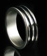Wizard PK Magnetic Ring - Double Black Band - The Scarborough Joke Shop