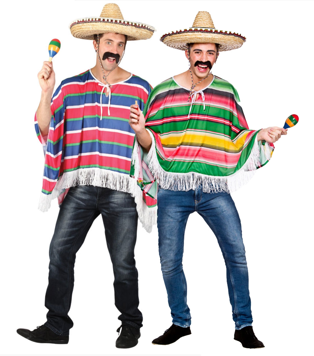 Disfraz de poncho mexicano - Solo poncho