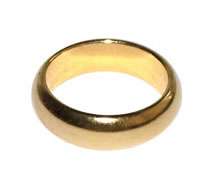 Wizard PK Magnetic Ring - Gold "D" Shape - The Scarborough Joke Shop